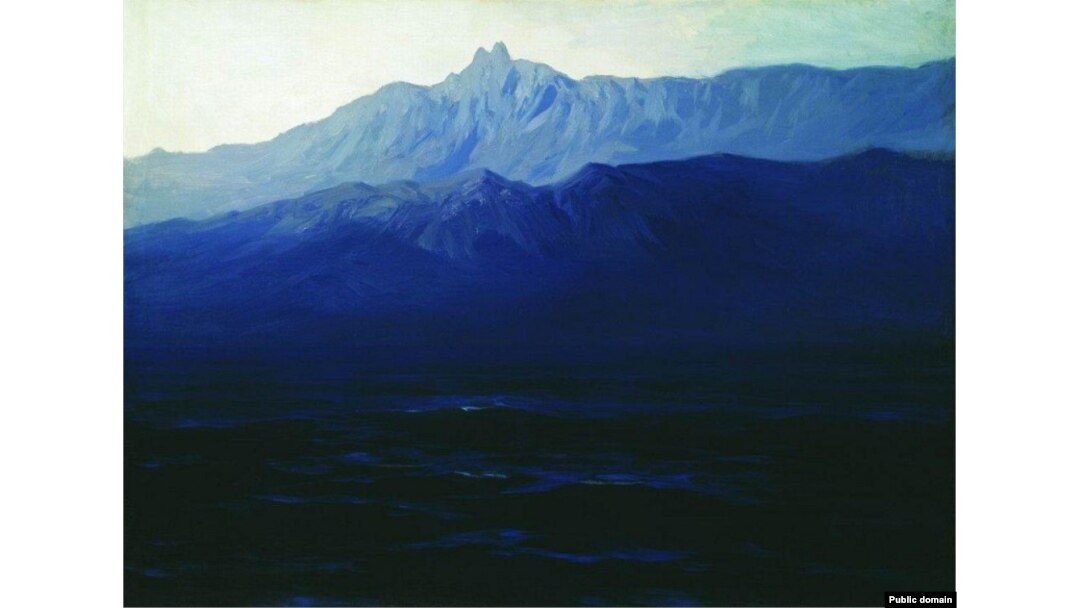 The stolen painting: Ai-Petri, Crimea