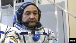 Айдын Аимбетов, космонавт. 7 августа 2015 года.