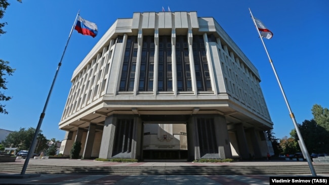 Будівля російського парламенту Криму