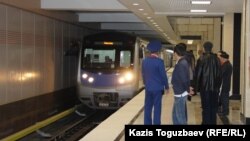 Алматы метросы. Көрнекі сурет.