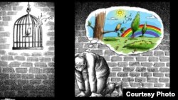 Мана Нейестани салған карикатура