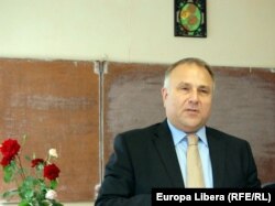 Ministrul învățămîntului la școala din Costești (r. Rășcani)