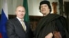 Russian Prime Minister Vladimir Putin (left) welcomed Libyan leader Muammar Qaddafi on his visit to Moscow in November 2008.