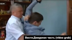 Нападение Сергея Зайцева на журналиста Ивана Литомина