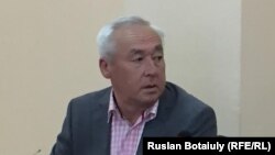 Осужденный председатель Союза журналистов Казахстана Сейтказы Матаев. 