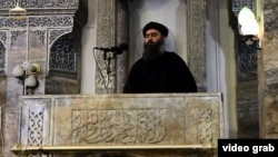 Vođa ISIL-a Abu Bakr al-Baghdadi, juli 2014.