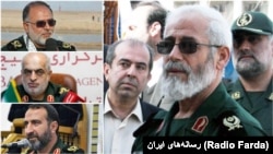 The commander of IRGC’s regional HQ in the North of Iran “Ghadir”, Ali Shalikar and his provincial deputies Mohammad Abdollahpour (Gilan), Ali Malek Shahkoui (Golestan), and Mohammad Hossein Babaei (Mazandaran).