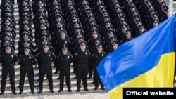 Церемонія присяги перших поліцейських України. Київ, 2015 рік