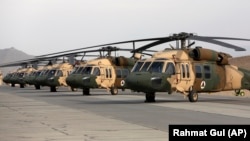 طیاره های بلک هاوک نیروهای هوایی افغان
