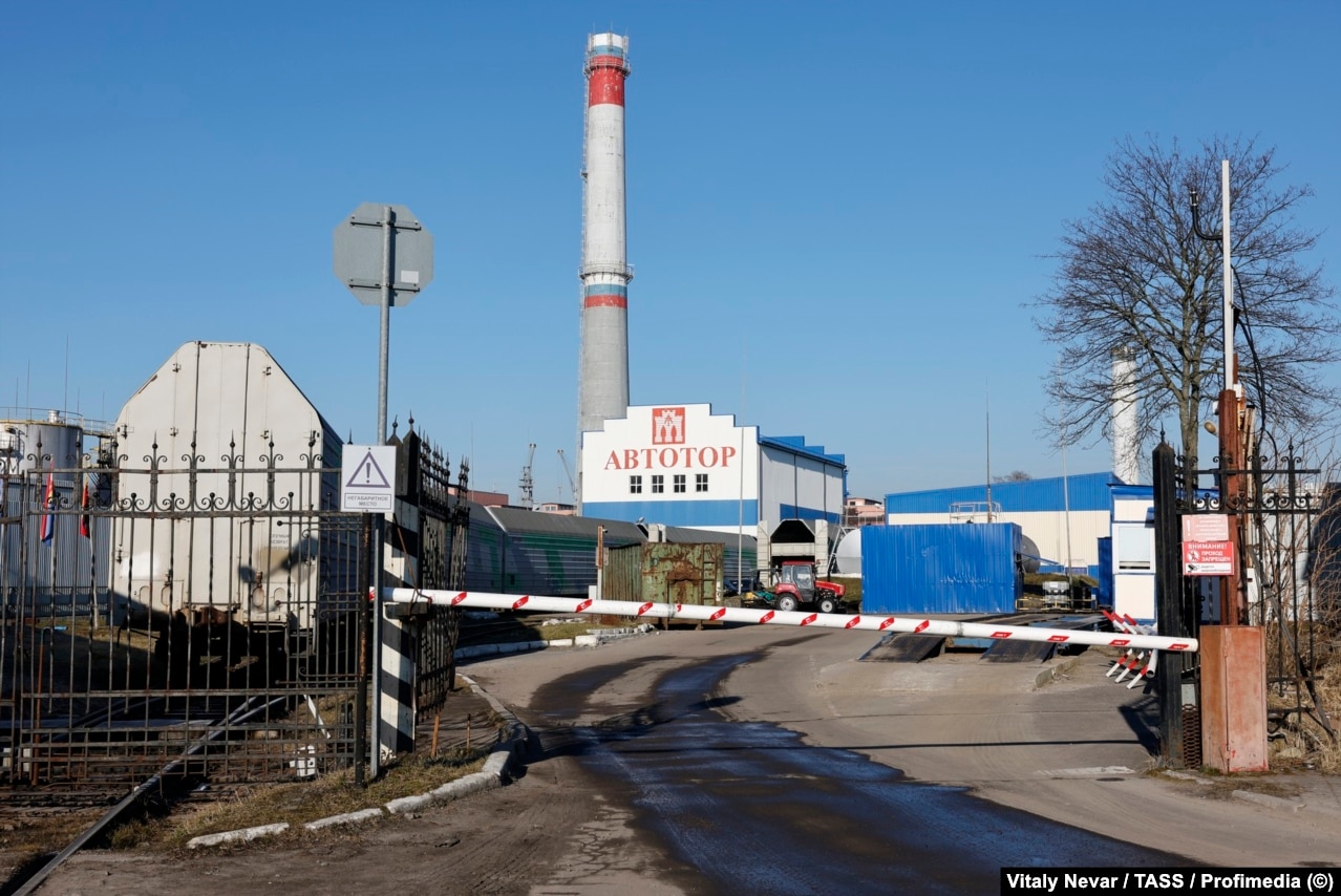 Fabrika e automobilave Avtotor në Kaliningrad, e fotografuar në mars të vitit 2022.