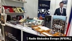 Štand Ambasade Rusije na Sajmu knjiga u Sarajevu, 23. april 2026.
