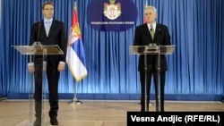 Aleksandar Vučić i Tomislav Nikolić