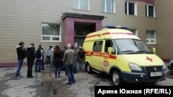 Spitalul din Omsk, unde a fost adus Navalnîi