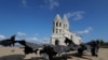 NAGORNO-KARABAKH -- A view shows Ghazanchetsots Cathedral damaged by recent shelling during a military conflict over the breakaway region of Nagorno-Karabakh, in Shushi/Shusha. October 8, 2020