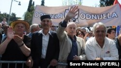 Protest opozicije u Podgorici, 20.4.2013.