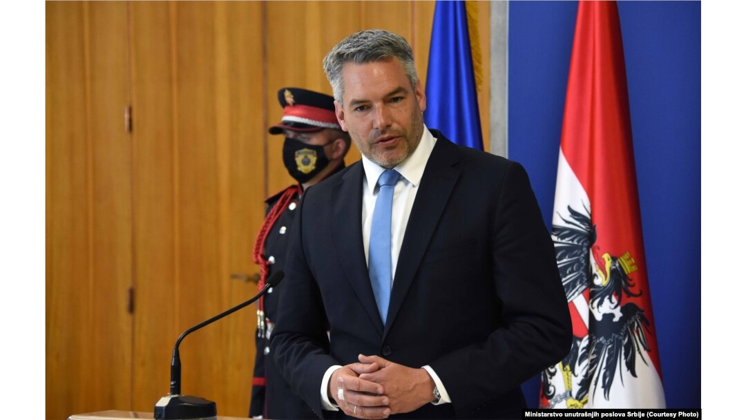 Cancelarul austriac Karl Nehammer.