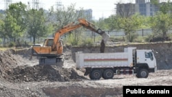 Кыргызстандагы курулуштардын бири.