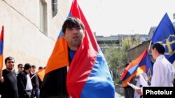 Armenia -- National New Conservative Movement's protest.05 Oct,. 2009