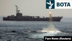 Anije iraniane në stërvitjet e mëparshme detare. Fotografi nga arkivi.