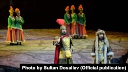 Кытайда коюлган «Манас» операсы. Иллюстрациялык сүрөт.