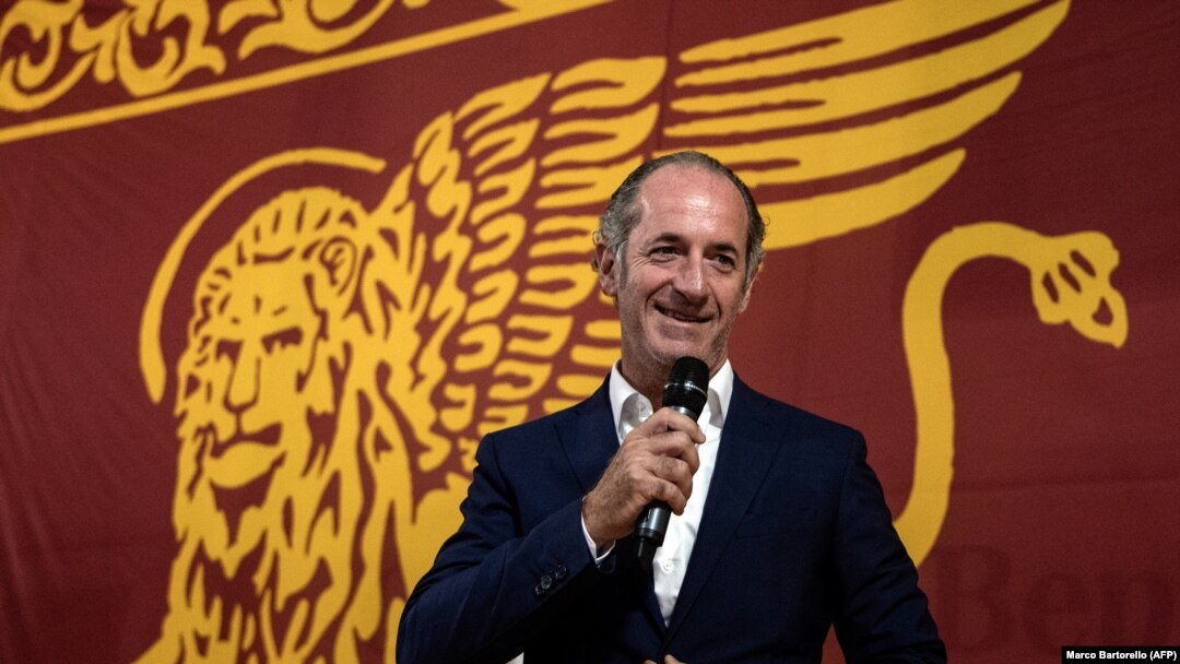 Guvernatorul regiunii Veneto, Luca Zaia 