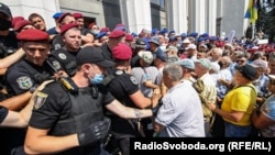 Протестите на полициските ветерани во Киев