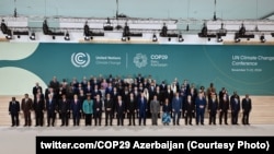 COP29-ის მონაწილე ლიდერების ერთობლივი, სამახსოვრო ფოტო