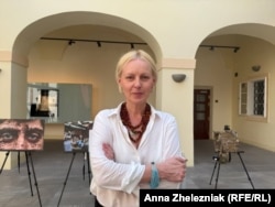 Україністка Ленка Віхова під час конференції «Актуальні безпекові загрози VI» в Празі