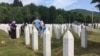 Srebrenica – emlékhely Potočariban az 1995-ös népirtás áldozatainak. A kép 2021. július 11-én készült