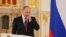 Путин на встрече с членами олимпийской сборной в Кремле 