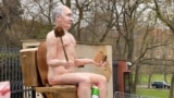 The Russian Bare: Protesters Erect Naked Putin Sculpture To Protest Spike In Ukraine Fighting