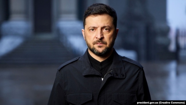 Presidenti i Ukrainës, Volodymyr Zelensky.
