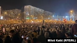 Protest u Novom Sadu, 1. februar 2025. 