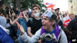 Protest protiv zakona o stranim agentima, Tbilisi, Grizija, 28. maj 2024. 