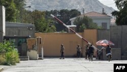 Кабулдун дипломатиялык өкүлчүлүктөр жайгашкан "Жашыл аймагы", 15-август 2021-жыл.