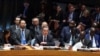 Chinese Foreign Minister Wang Yi speaks at the United Nations Security Council meeting on North Korea, September 27, 2018 at the United Nations in New York. US Secretary of State Mike Pompeo warned Thursday that sanctions against North Korea must be "vigo