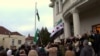 Syrians Rally In Prague, Change Flag At Embassy