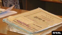 Одна з архівних розсекречених архівних папок з документами про український визвольний рух