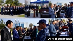 Özbegistanda daýhanlar kasam kabul edýär