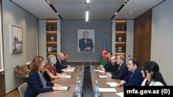 Ադրբեջանի արտգործնախարարն ընդունել է Եվրամիության հատուկ ներկայացուցիչ Մագդալենա Գրոնոյին, 10-ը սեպտեմբերի, 2026թ.  
