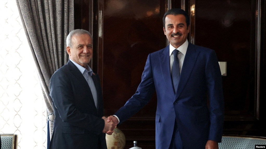 امیر قطر و رئیسجمهور ایران روز ۵ آبان در مسکو دیدار کردند