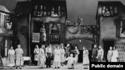 Сцена из спектакля "Порги и Бесс". Театр Guild, 1935 или 1936 год
