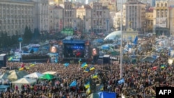 A mass rally on Independence Square in Kyiv on March 9.