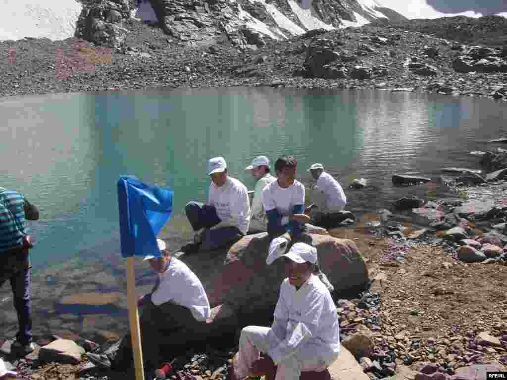 Afghanistan -- Bamyan - Natural Water basin located in the valley of Fouladi, Bamyan province Afghanistan.