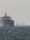 Cargo ships in the Gulf, near the Strait of Hormuz, in March
