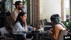 A Tehran cafe on April 21, amid a cease-fire between the US and Iran
