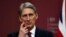 Britain's Foreign Secretary Philip Hammond