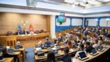 Sa trećeg zasjedanja Romskog parlamenta u Skupštini Crne gore u Podgorici, april 2025.