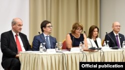 Претседателот на Република Северна Македонија, Стево Пендаровски денеска во Охрид се обрати на отворањето на дводневниот Безбедносен форум на поранешни студенти/алумни на Маршал Центарот.