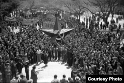 Мадрид. Митинг соцпартии 1 мая 1936 г.